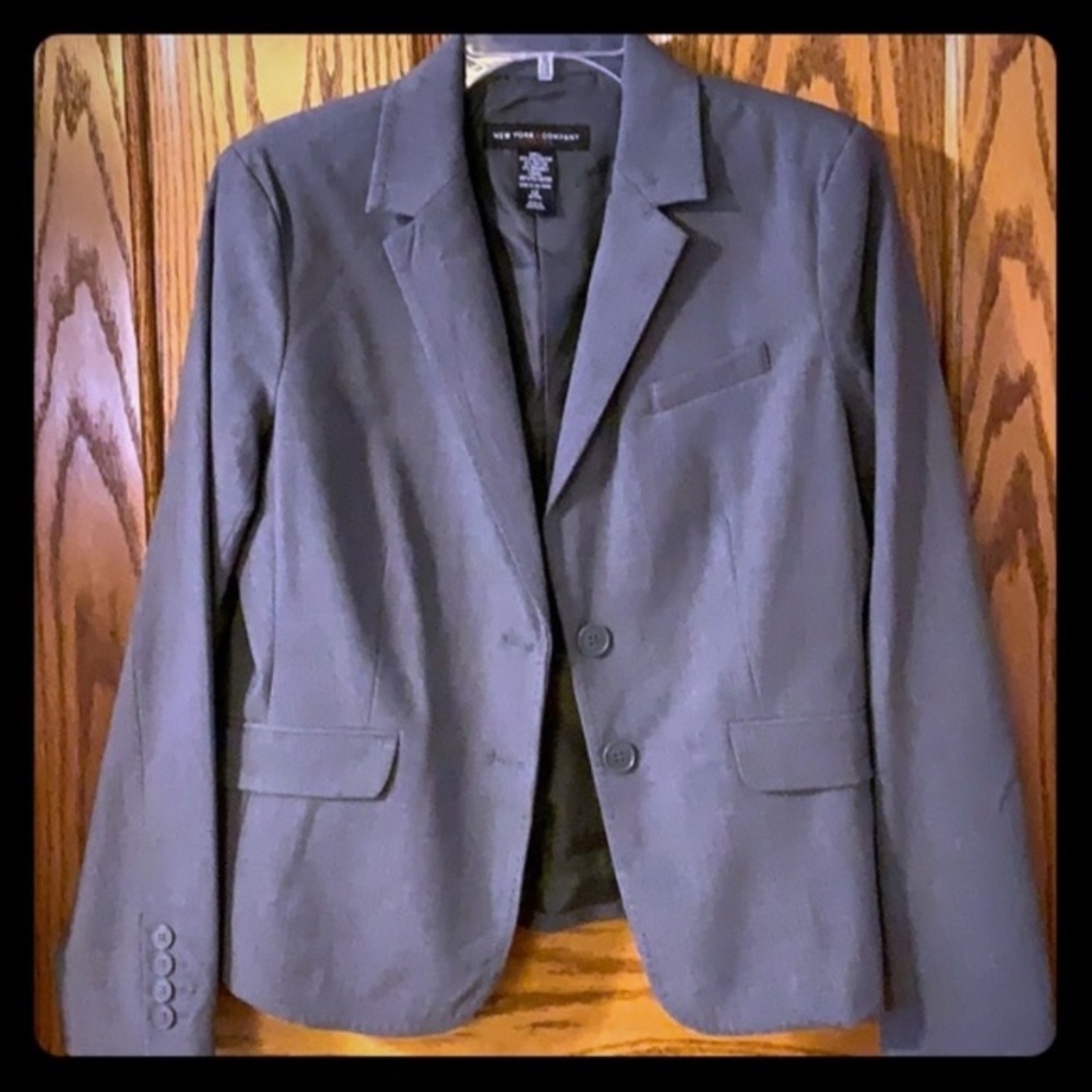 NY & Company Grey Blazer 12P